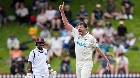 Duffy’s five-for powers Kiwis to 9-wicket win over Windies in Wellington