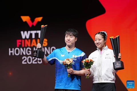 World Table Tennis: Lim/Shin win mixed doubles title