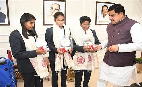 Madhya Pradesh government honours Blind Women’s World Cup winners