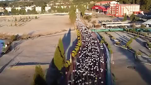 Image of the Half Marathon organised by Assam Rifles