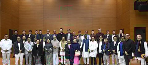 Manipur BJP MLAs Meet Central Leaders in Delhi