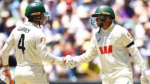 Ashes: Carey, Khawaja shine as Australia reach 326-8 at stumps on Day 1