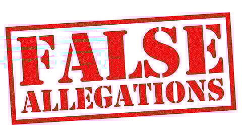 False allegations