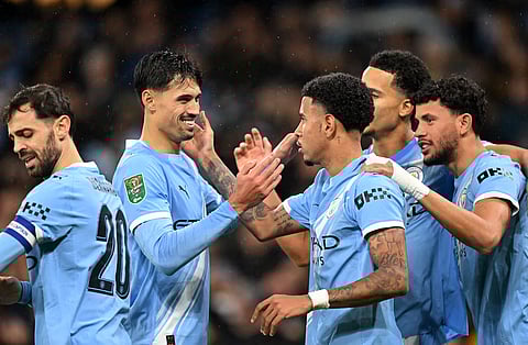 Manchester City ease past Brentford, late Newcastle goal downs Fulham in quarterfinals