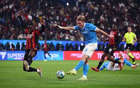 Italian Super Cup: Hojlund helps Napoli sink AC Milan to reach final