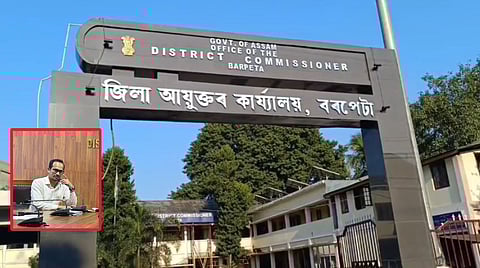 Image of Barpeta DC office and the former Additional District Commissioner