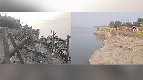 Erosion caused in Sukchar Region of South Salmara-Mankachar
