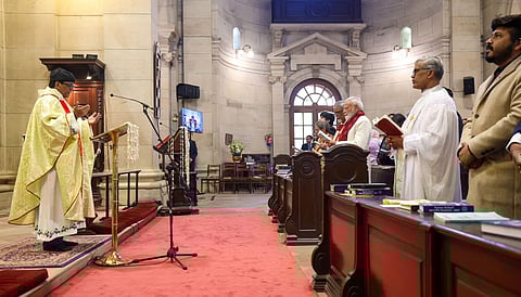 PM Modi at Christmas Celebrations in Delhi’s Cathedral Church of The Redemption