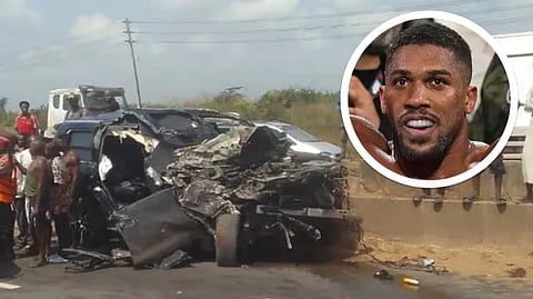 Boxing star Joshua involved in a car accident in Nigeria