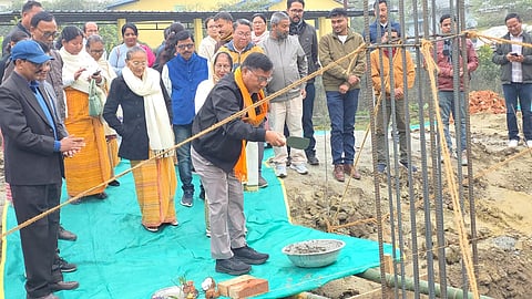 Bodoland Territorial Council (BTC) lays foundation stone for nursing hostel in Kokrajhar