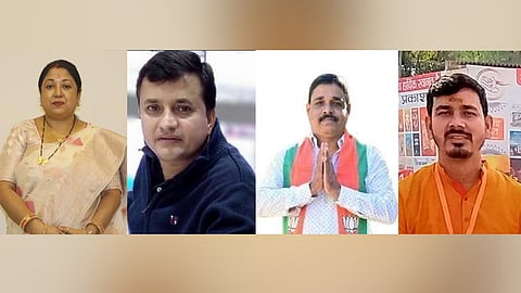 Image of the main BJP contenders for the upcoming Hailakandi elections