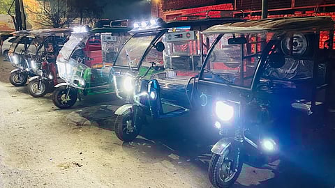 File image of e-rickshaws