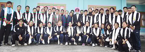 Arunachal Pradesh team flagged off for Khelo India Beach Games