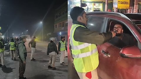 Special drive organised on New Year's eve by Bijni Police