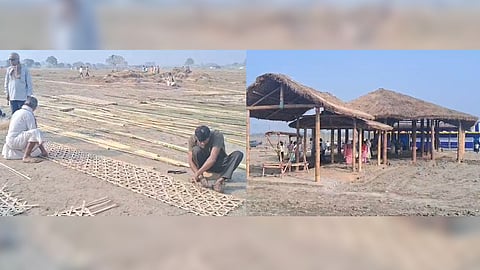 Preparations underway at Dhalaibil-Chaibari area in Jamugurihat for 95th Srimanta Sankardeva Sangha Conference