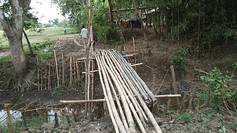 Kuruwabahi agricultural embankment construction