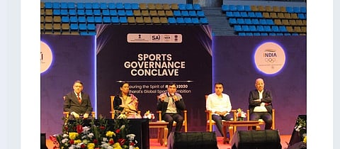 Union Minister Mansukh Mandaviya addresses ‘Sports Governance Conclave’