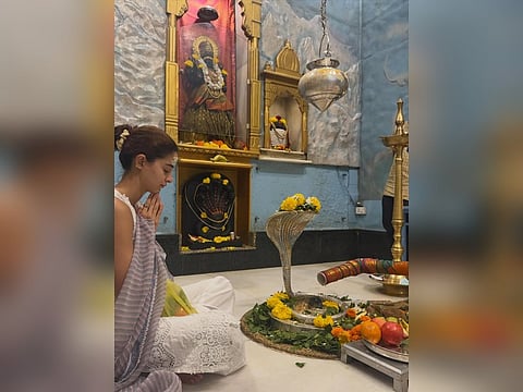 Ananya Panday kicks off the week with some divine blessing: Har Har Mahadev