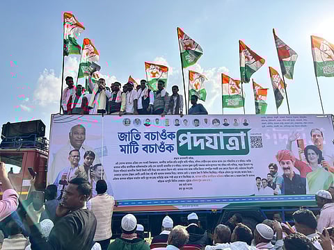 Assam Congress holds padyatra in Hailakandi