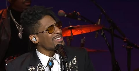 Opening concert marks the start of Davos 2026, Jon Batiste performs