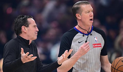 NBA referees to resume wearing headsets, tests to run till February 12