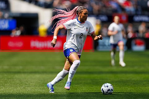 US forward Trinity Rodman becomes highest-paid women’s footballer