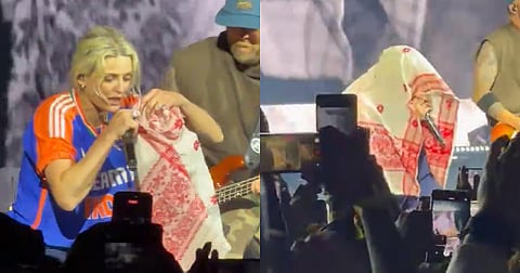 Gamosa moment goes viral at Linkin Park’s Bengaluru concert