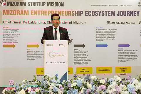 Mizoram CM Urges Youth to Embrace Entrepreneurship, Launches Bana Kaih Venture Capital Fund