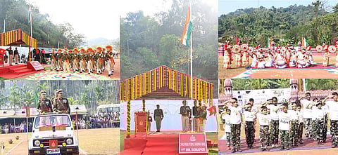 SSB Guwahati Frontier Marks 77th Republic Day with Parade and Honors