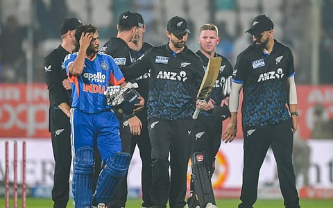 4th T20I: Santner takes three as NZ beat India by 50 runs despite Dube’s 65