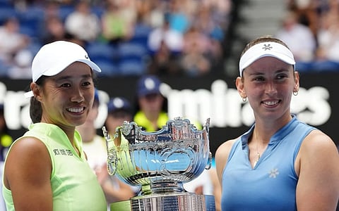 Australian Open: Elise Mertens-Zhang Shuai win women’s doubles title