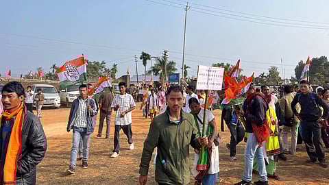 protest rally