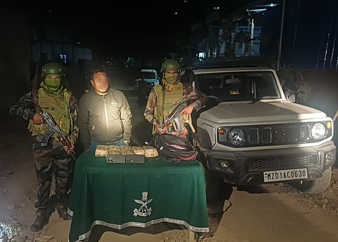 Assam Rifles Seizes Meth Worth Rs 24.36 Crore in Mizoram’s Zokhawthar, One Held