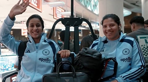 Indian women’s cricket team reach Australia