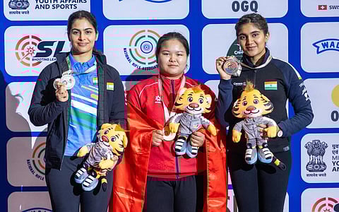 Asian Rifle/Pistol C’ship: Manu misses gold in shoot-off, Esha wins bronze in 25m Pistol