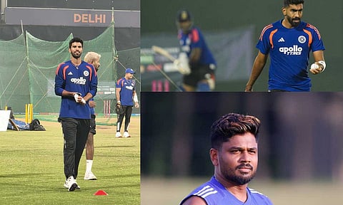 Bumrah bowls full tilt, Washington trains, Sanju gets batting time in practice session