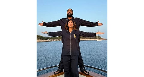 Shilpa Shetty, Raj Kundra mark Valentine’s Day ‘Titanic’ style