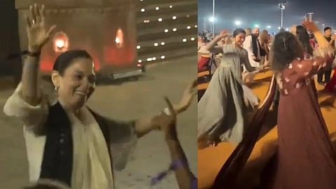 Tamannaah Bhatia dances with devotion at Mahashivratri celebrations at Isha Foundation