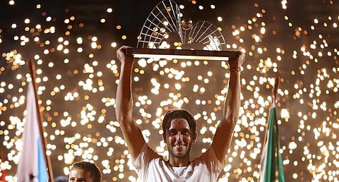 Tomas Martin Etcheverry clinches first ATP title in Rio de Janeiro