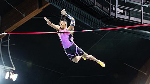 Emmanouil Karalis rises to second behind Armand Duplantis on pole vault list
