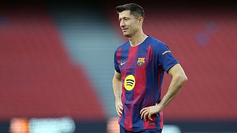 Robert Lewandowski out of Barcelona’s Copa del Rey semifinal