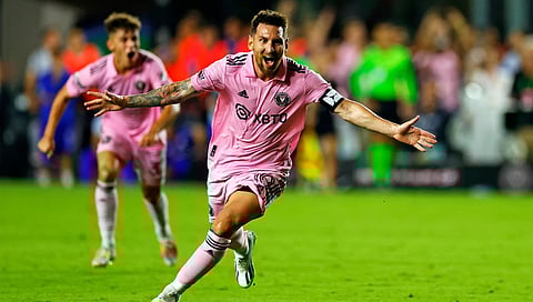 Lionel Messi levels Pele’s record with 70th goal from free kicks