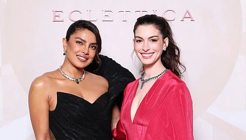 Priyanka Chopra and Anne Hathaway Dazzle at Bvlgari's Glamorous Milan Event