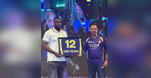 KKR Honors Andre Russell by Retiring Jersey No. 12 at Knights Unplugged Event