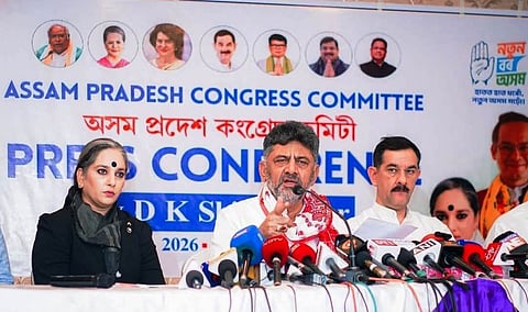 Congress Unites, BJP Divides: Shivakumar Sees ‘Wind of Change’ in Assam Politics