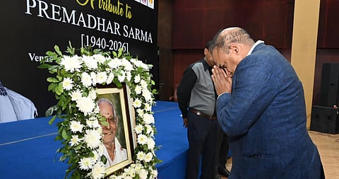 Guwahati sports fraternity pays rich tributes to pioneer journalist Premadhar Sarma