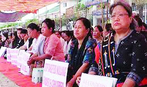 Imphal Sit-In Protest
