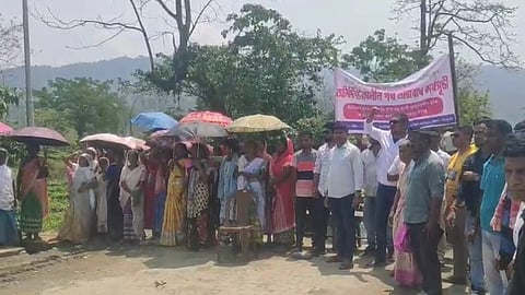 illegal stone mining