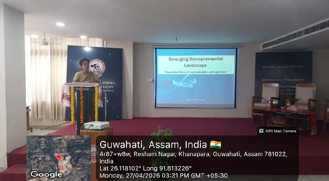 KKHSOU Marks Maniram Dewan’s Birth Anniversary with Talk on Sustainable Entrepreneurship