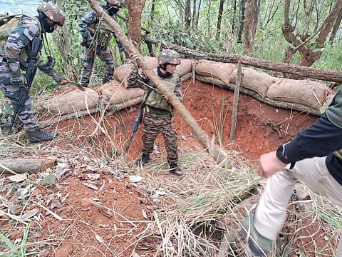Massive Security Drive in Manipur: 23 Bunkers Destroyed, Arms Seized in Hill Districts